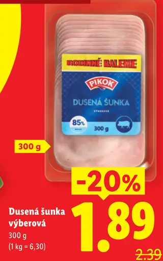 Pikok Dusená výberová šunka