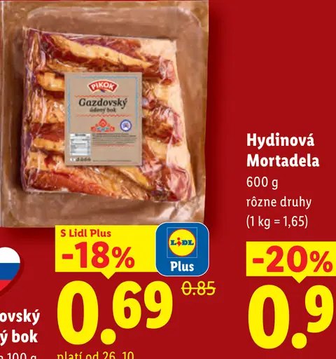 Pikok Gazdovský údený bok