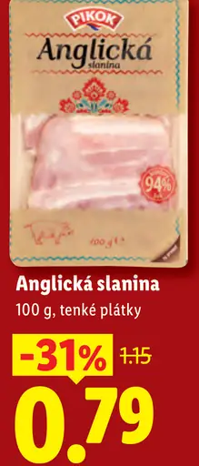 Pikok Anglická slanina