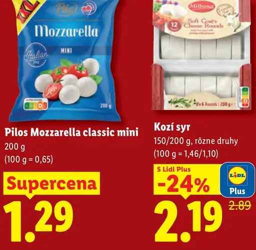 Pilos Mozzarella classic mini