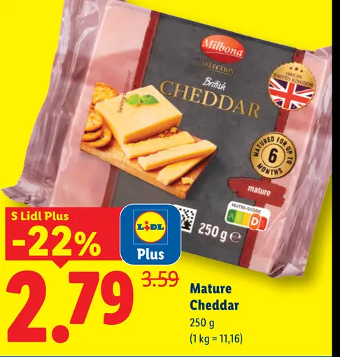 Milbona Mature Cheddar