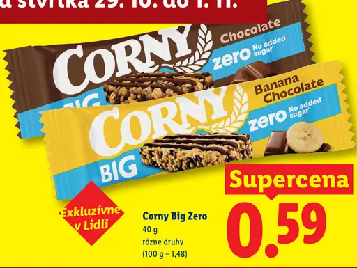 Corny Big Zero, Chocolate, Banana Chocolate
