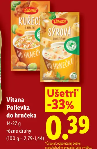 Vitana polievka do hrnčeka