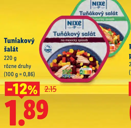 Nixe Tuniakový šalát