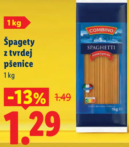 Combino špagety z tvrdej pšenice