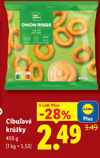Chef Select cibuľové krúžky