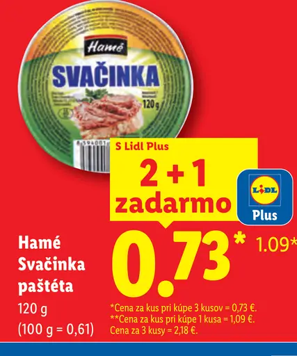 Hamé Svačinka paštéta