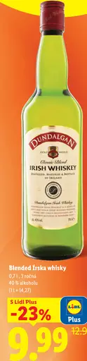 Dundalgan Blended írska whisky 3-ročná