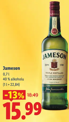 Jameson Irish Whiskey