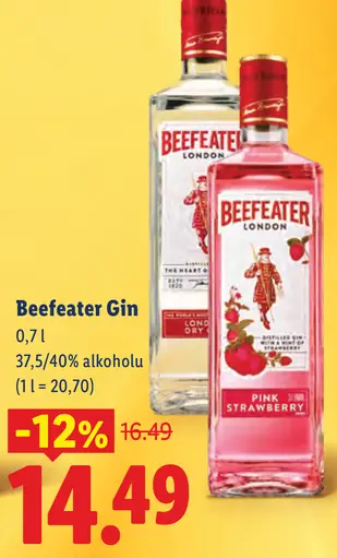 Beefeater London Dry gin s tonikom