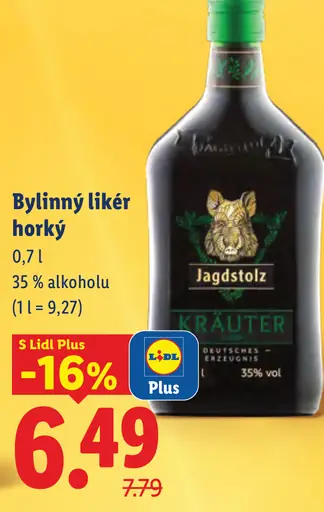 Jagdstolz bylinný horký likér