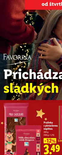 Favorina Mliečna čokoláda
