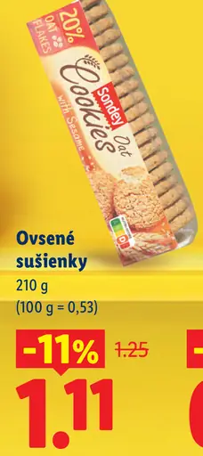 Sondey Ovsené sušienky