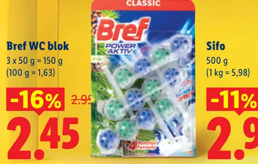 Bref Classic Power Aktiv WC blok