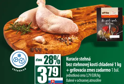 Kuracie stehná bez stehnovej kosti