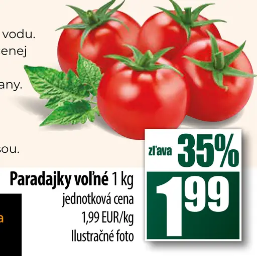 Paradajky voľné