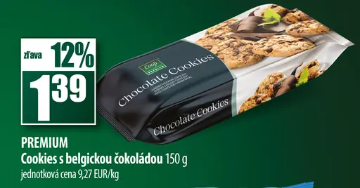 Cookies s belgickou čokoládou