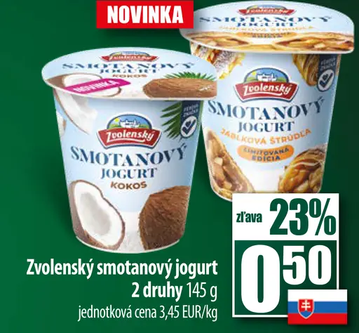 Zvolenský smotanový jogurt