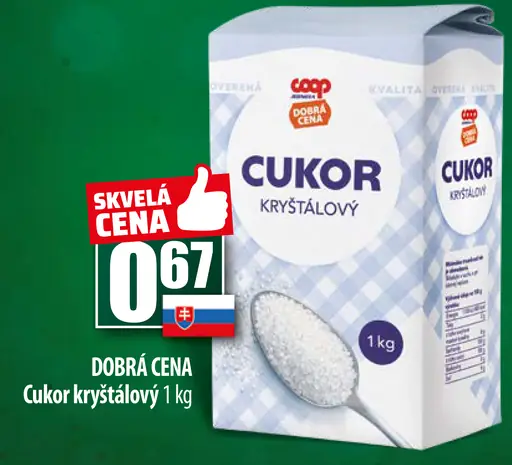 cukor kryštálový