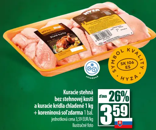 Kuracie stehná bez stehnovej kosti