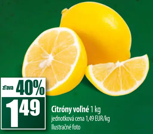 Citróny voľné