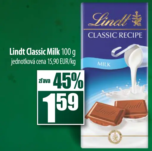 Lindt Classic Milk