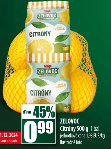 ZELOVOC Citrón