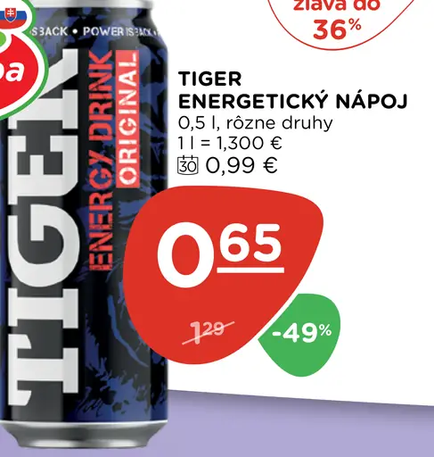 TIGER ENERGETICKÝ NÁPOJ