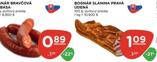 Slanina pravá údená