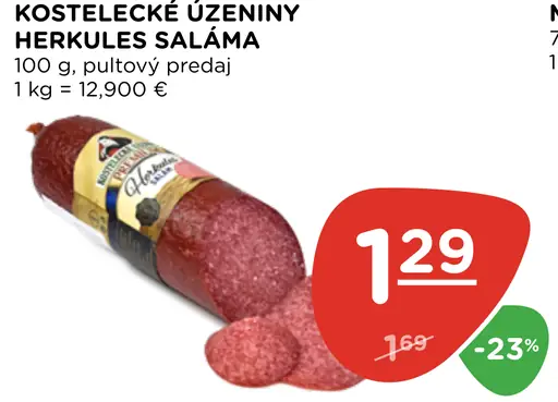 KOSTELECKÉ UZENINY HERKULES SALÁMA