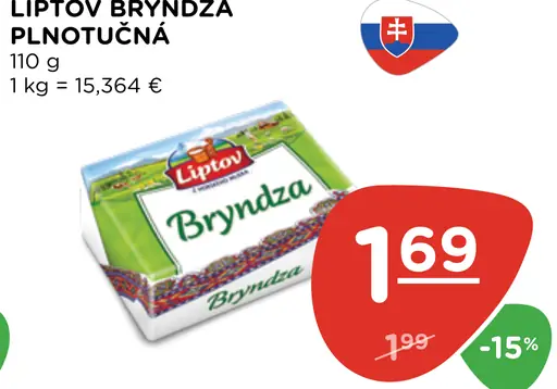 Liptov bryndza plnotučná