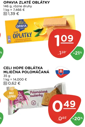 Opavia Zlaté oblátky