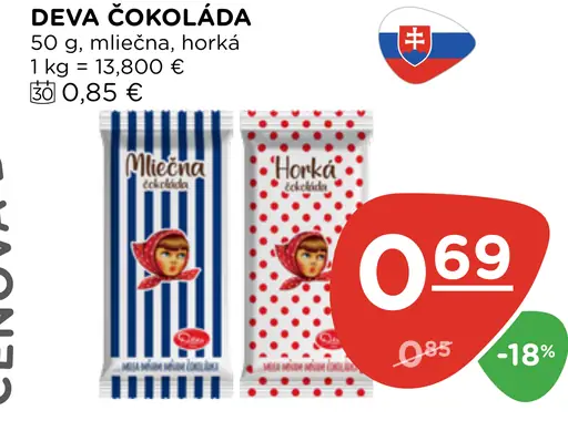 DEVA ČOKOLÁDA