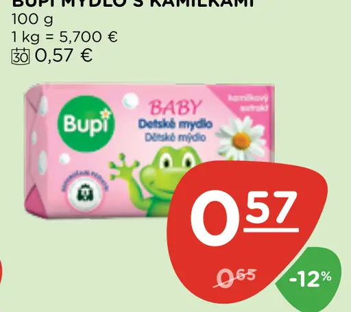 Bupi mydlo s kamilkami