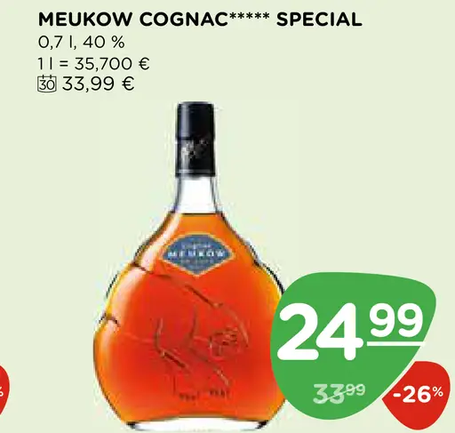 MEUKOW COGNAC***** SPECIAL