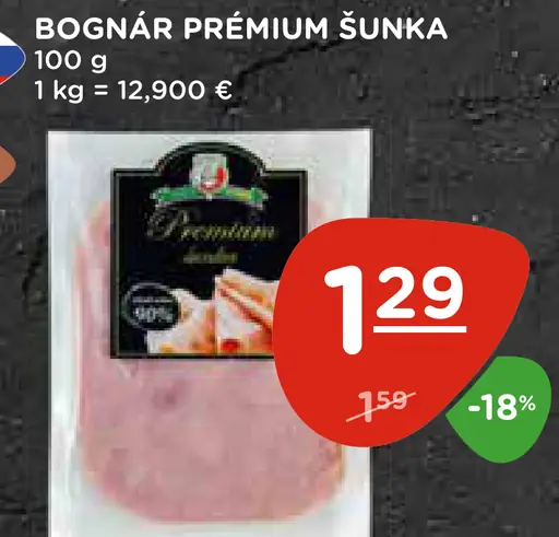 BOGNÁR PRÉMIUM ŠUNKA