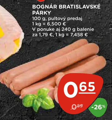 BOGNÁR BRATISLAVSKÉ PÁRKY