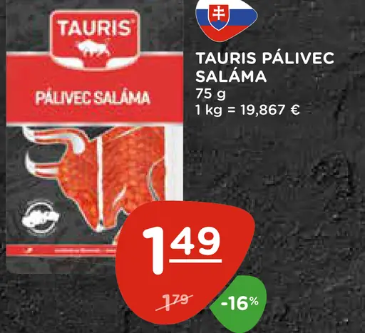 TAURIS PÁLIVEC SALÁMA