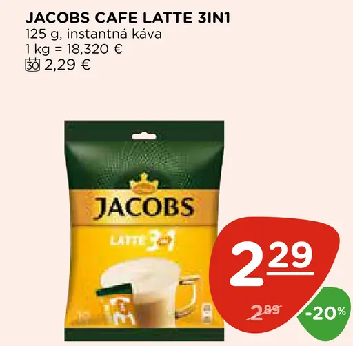 Jacobs Cafe Latte 3in1