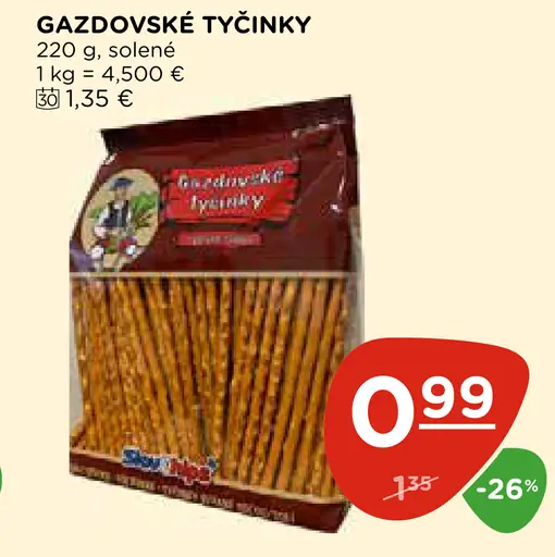 GAZDOVSKÉ TYČINKY