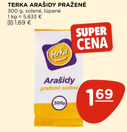 TERKA ARAŠIDY PRAŽENÉ