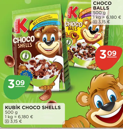 KUBÍK CHOCO SHELLS