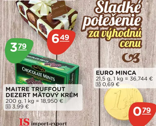 MAITRE TRUFFOUT DEZERT MÁTOVÝ KRÉM