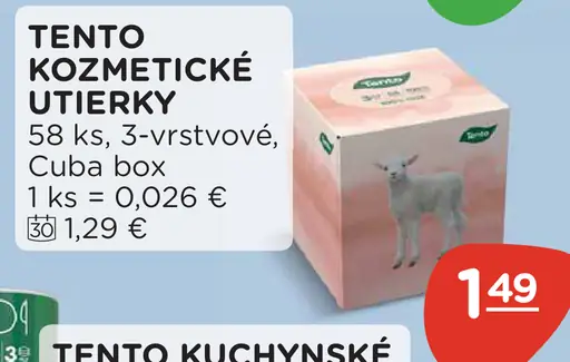 Tento Kozmetické Utierky