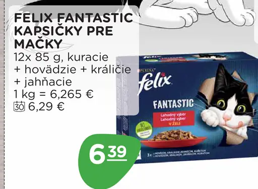 FELIX FANTASTIC Kapsičky pre mačky