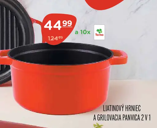 LIATINOVÝ HRNIEC A GRILOVACIA PANVICA 2 V 1