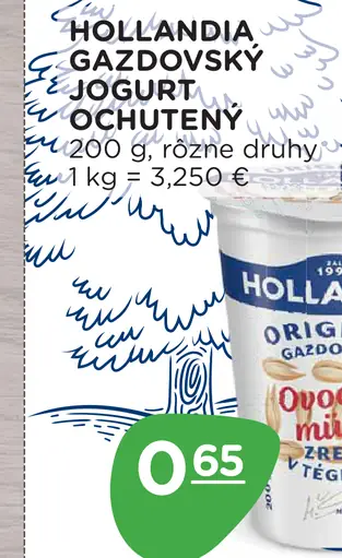 Hollandia Gazdovský Jogurt Ochutený