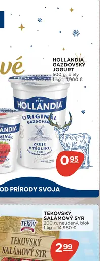 HOLLANDIA GAZDOVSKÝ JOGURT