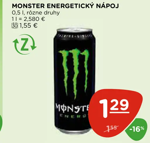 Monster energetický nápoj