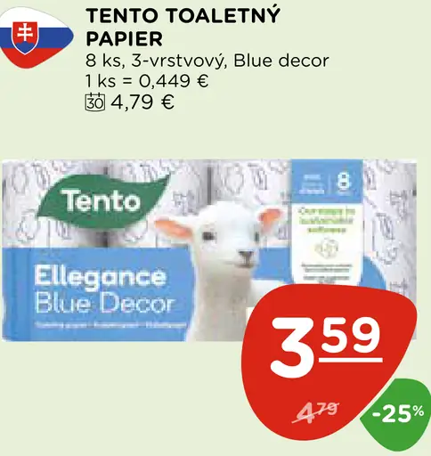 Tento toaletný papier